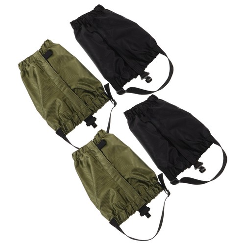  2 Pairs Outdoor Footwear Hiking Gaiters for Wet Weather Trail Running - Picture 12 of 12