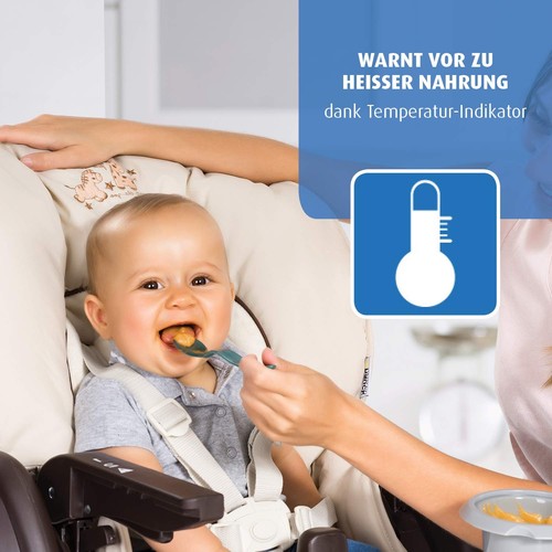 reer Wärmesensorlöffel Babylöffel Fütterlöffel 3 Monate Säugling Breilöffel - Bild 4 von 4