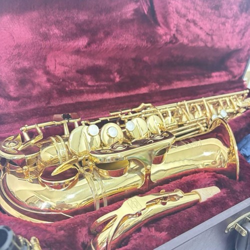 Jupiter AS669 Alto Saxophone with Hard Case, Good Condition, Minor Wear