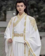 Large Size Chinese Hanfu Cosplay Costume Embroidered Hanfu Shirt Skirt Coat Set