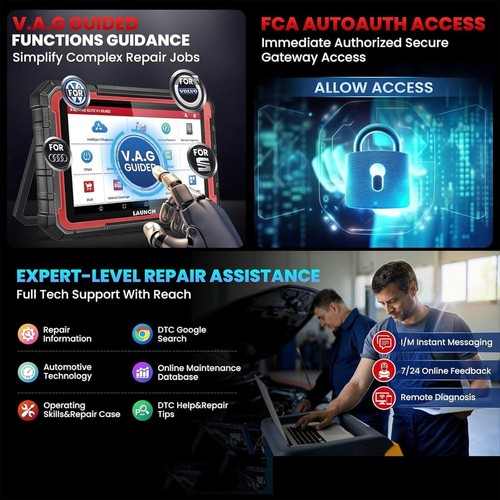2025 LAUNCH X431 Pro Elite V+ PRO 5 OBD2 Diagnosegerät ALLE SYSTEM ECU Codierung - Bild 7 von 18