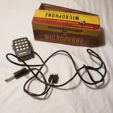 Webster Electric Microphone Hand Held