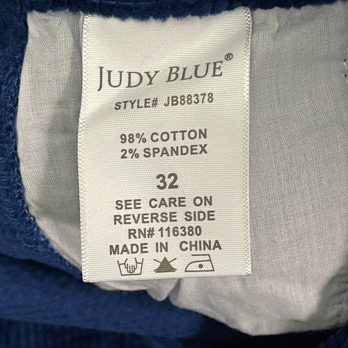 Judy Blue Jeans Damen 32 High Waist Cord Slim Fit Blau Nähte Fix Outdoorsy - Bild 16 von 17