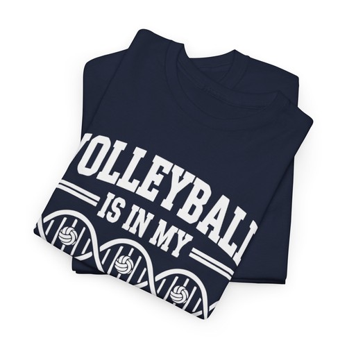 Volleyball is in My DNA Graphic T-Shirt, Funny Volleyball gift - Picture 10 of 15