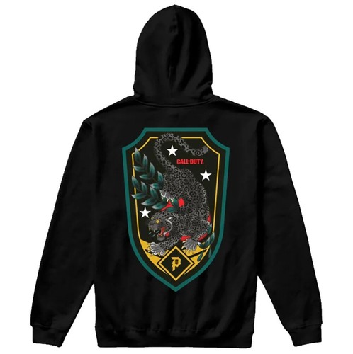 Primitive Skate Apparel Men's X Call Of Duty Black Jaguar Zip Hoodie Sweatshirt - Picture 2 of 5