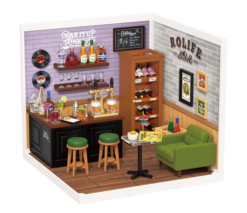 Rolife 6Kits New DIY Miniature House LED Building Toy Adult Miniature House Gift - Picture 4 of 55