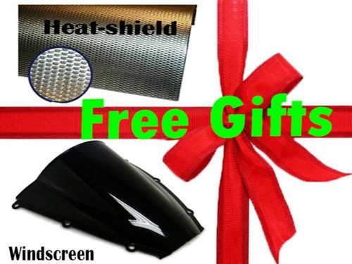 Fit for 2004 2005 ZX10R Black Green ABS Plastic Injection Bodywork Fairing Kit - Foto 7 di 7