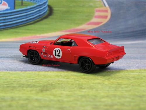Chevy Camaro Road Racing SCCA 1969 transmisión automática automovilística escala 1/64 edición limitada - Imagen 5 de 8