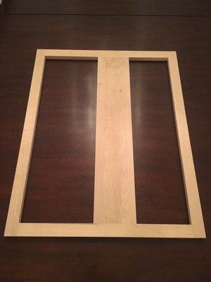 Unfinished Natural Birch Cabinet Face Frame (30" X 24") | eBay