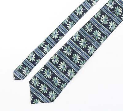 Marks and Spencer Herren Mehrfarbig Geometrisch Polyester Spitz Krawatte Einheitsgröße