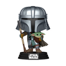 Funko Pop! Vinyl: Star Wars - Mandalorian with Grogu - Funko (Exclusive) #772