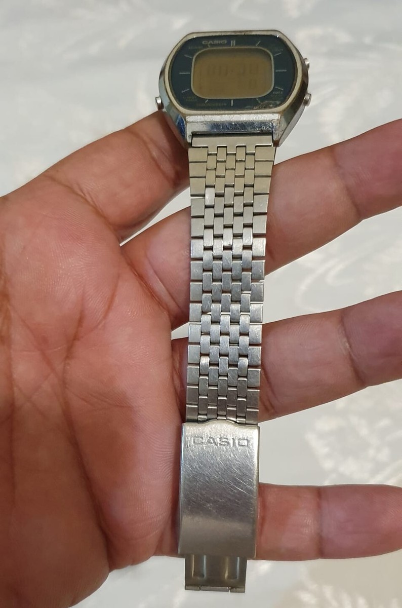 Casio Vintage 1980 Black/Stainless Steel Men's Watch - 56QS