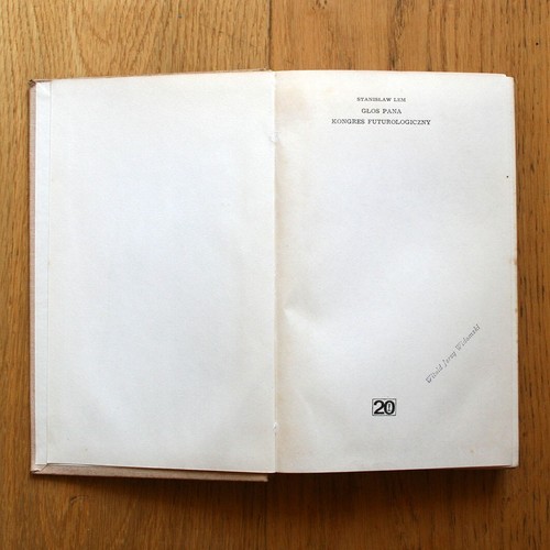 Stanisław Lem. His Master's Voice. The Futurological Congress. 1973. POLISH BOOK - Picture 7 of 10