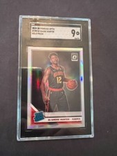 2019-20 Optic De'Andre Hunter Rookie Holo Prizm SGC 9 - Hawks