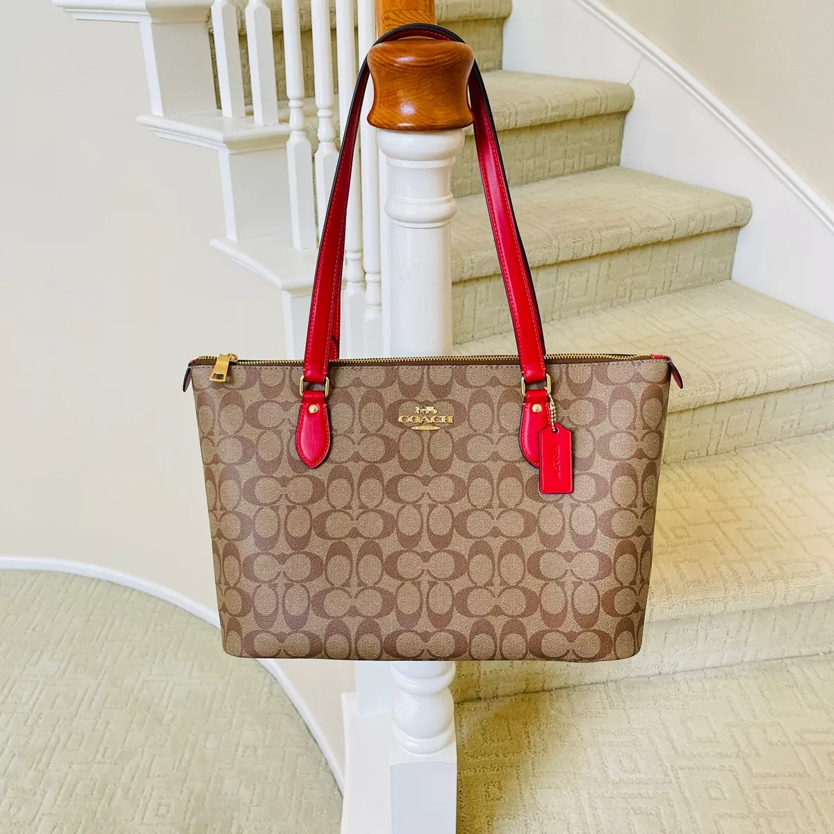 Coach bags red sales