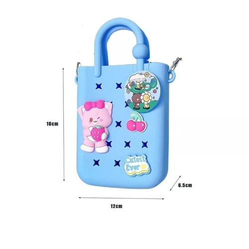 Mini Children's Handbag DIY Handbag with Holes New Shoulder Bag - Picture 2 of 14