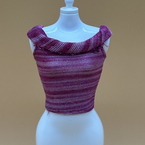 Barbie Fashionistas Doll Shirt Pink Sleeveless Top Replacement Doll Clothing HTF - Picture 6 of 12