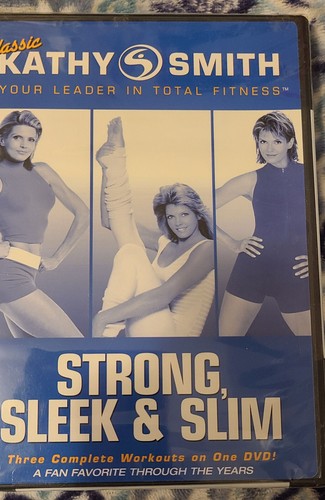 Classic Kathy Smith New "Strong,Sleek And Slim" 2006 DVD W/ 195 Minute Run Time - Picture 2 of 8