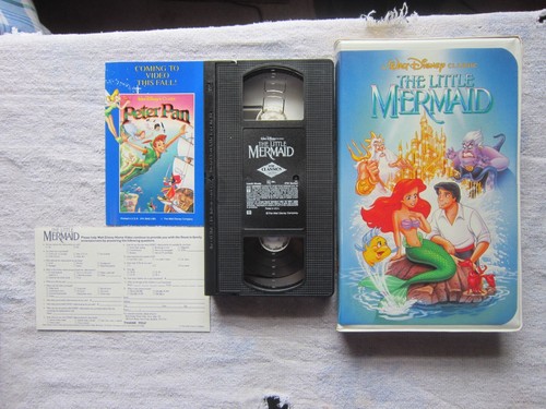 Die kleine Meerjungfrau VHS Black Diamond Disney Clamshell Banned Original Cover
