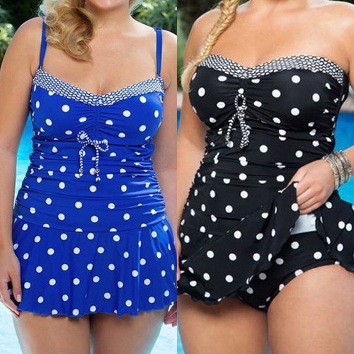 Plus Size Women Lady Summer Beach Swimdress Swimwear Swimsuit Swimming Costume - Picture 5 of 15