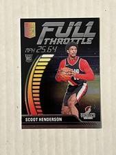 2023-24 Panini Donruss Elite Basketball Scoot Henderson RC Full Throttle #2