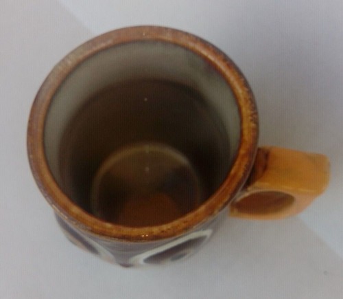 Gibson Home Figural Owl Mug Woodland Lodge Rustic Retro Brown  - Picture 4 of 5