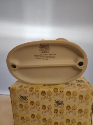 PRECIOUS MOMENTS FIGURINE "HEAVEN MUST OF SENT YOU" NIB - Picture 6 of 6