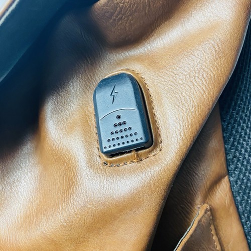 LXY Vegan Leather Laptop backpack, Vintage, USB charging port, Multiple pockets - Photo 7/8