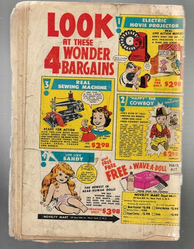 Straight Arrow #27 Magazine Enterprises 1952 POOR Powell Art - Picture 2 of 2