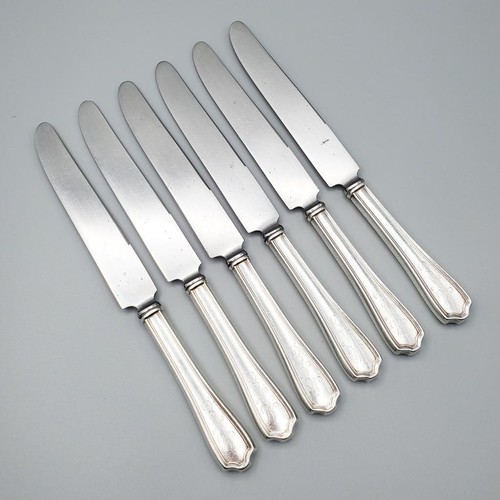 6 Alvin Maryland Sterling Handled Knives 8 ¾” Good Blades - Picture 1 of 11