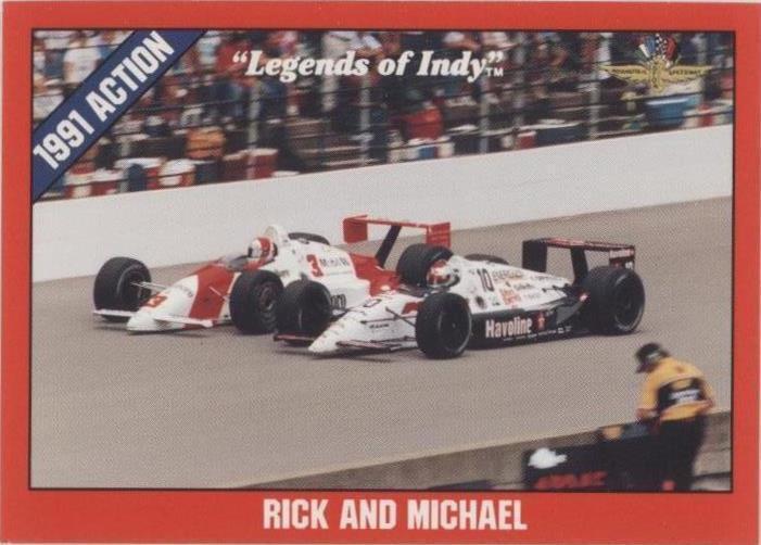 1992 Collegiate Collection Legends of Indy - Michael Andretti Rick Mears #42 - 1 of 1