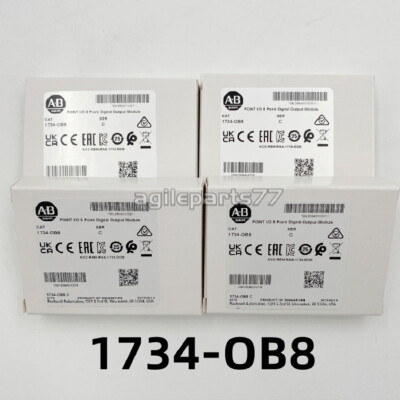 #ad AB 1734 OB8 Ser C Point I O 8 Point Digital Output Module 1734OB8 New Sealed TX $85.00