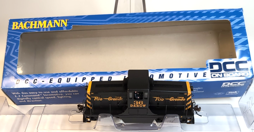 BACHMANN- GE 44 Ton Switcher Loco "DENVER & RIO GRANDE WESTERN -D&RGW" DCC - HO