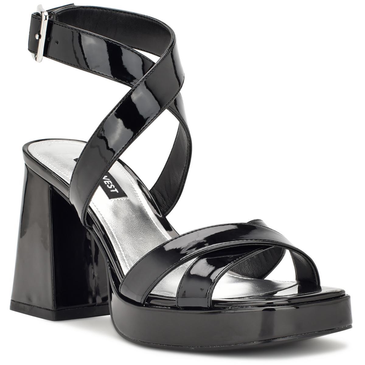 Повседневные босоножки на блочном каблуке с квадратным носком Nine West Womens TACKLE3 BHFO 1681