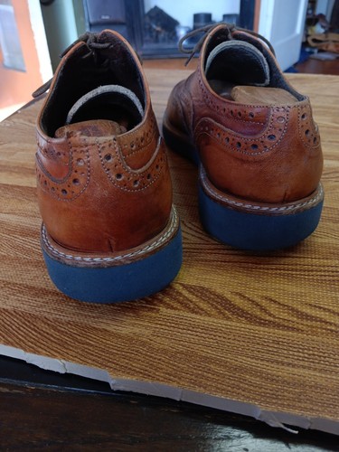 To Boot New York Adam Derrick Brown Leather Wingtips Size 10 - Picture 5 of 9