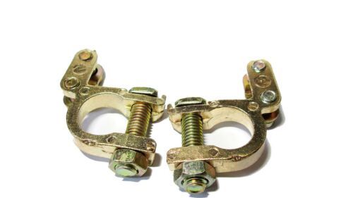 MORSETTO TERMINALE BATTERIA MOTORE AUTO E FURGONE VAUXHALL ATTACCO METALLO OTTONE MORSETTO - Foto 4 di 8