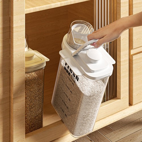 Dog Cat Food Container Sealed Plastic Storage Tank Moisture-proof Sealed Can - Picture 40 of 54