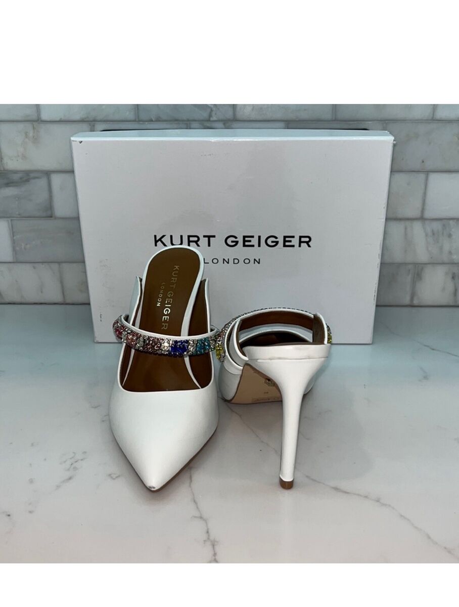 Kurt geiger white heels discount