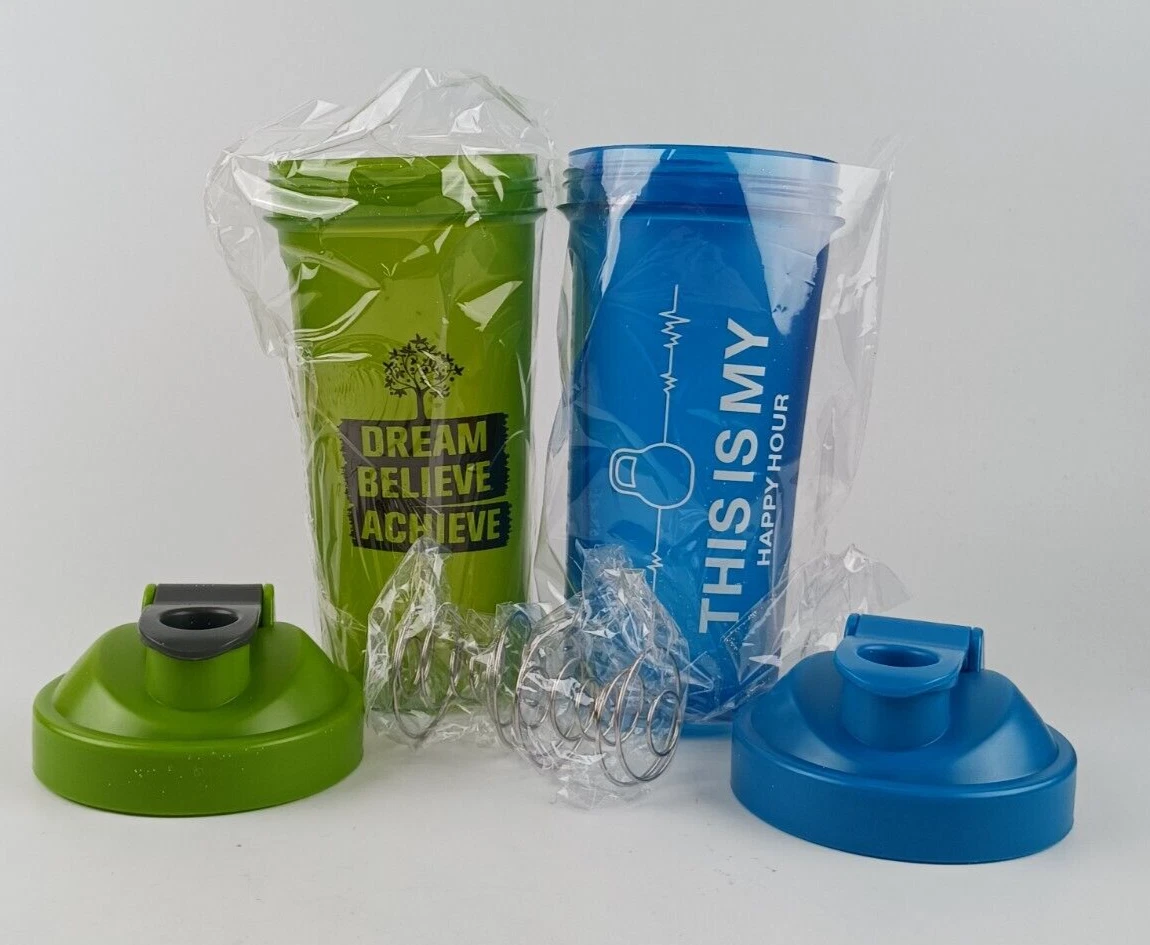 JEELA SPORTS 2 PACK PROTEIN SHAKER BOTTLES GREEN & BLUE
Opens in a new window or tab