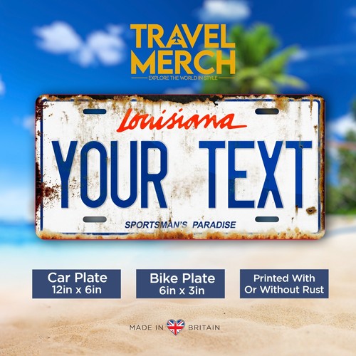 Louisiana Personalised License Plate - Americana, US Highway - Picture 2 of 2
