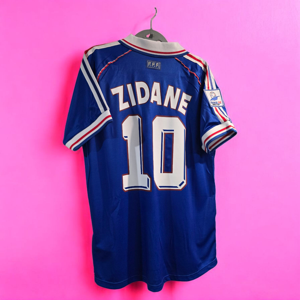 FRANCE Home World Cup 98'' - Football Soccer - ZIDANE 10