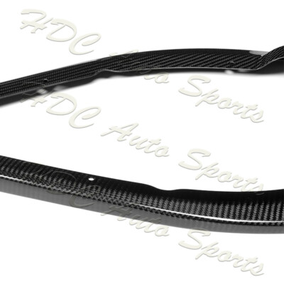DTM CS-Style Carbon Look Front Bumper Lip For 2008-2010 Subaru Impreza WRX Premium – 3-Piece Body Kit Spoiler