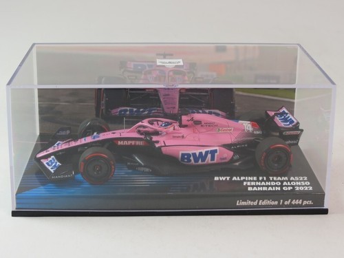 Minichamps Alpine A522 Renault 14 Fernando Alonso Bahrain GP 2022 1/43 447220114 - Foto 3 di 4