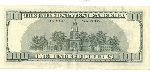 2003 US 100 Dollar Circulated (J10) Minneapolis Note Series FJ15083960A! - Picture 2 of 2