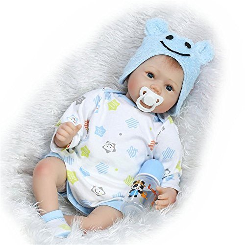 Realista Reborn Baby Doll Muñecas Bebé Silicona Niño Azul Ropa Boca Magnética... Realista Reborn Baby Doll Muñecas Bebé Silicona Niño Azul Ropa Ropa Ropa Boca Magnética... garantizado