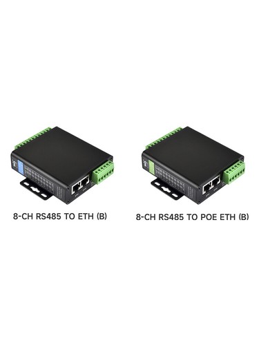 Industrial Isolated Serial Port Module Eight-Way RS485 to RJ45 Ethernet Gateway - Afbeelding 13 van 15