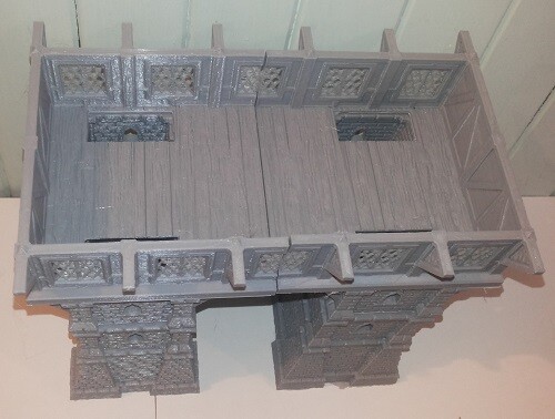 Roleplay 25mm 28mm Scenery D&D Wargame - Bridge House - Picture 7 of 11