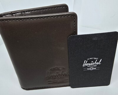 Hershel Gordon Authentic Brown Leather Wallet New With Tag