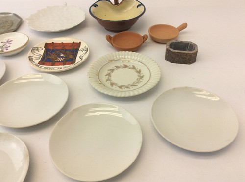 Gemischtes Vintage Lot gebraucht Bürgerkrieg Trommel Fabrikat Heu Kaiser Torquay Nachlass Tabletts Schalen - Bild 4 von 12