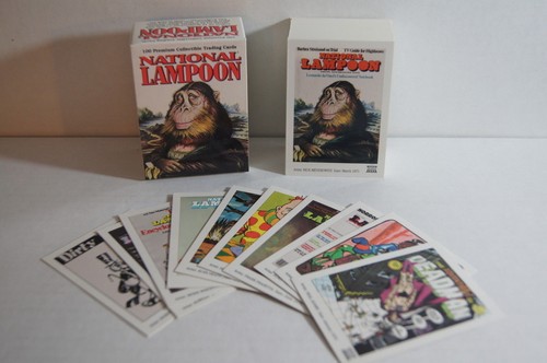 NATIONAL LAMPOON 1993 Complete 100 Card Set w/ all 10 SCULPTOR-CAST Chase Cards - Picture 4 of 5